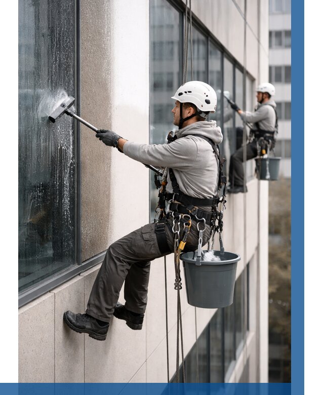 Мойка фасадов зданий в Кирове-Чепецке под ключ от 381 р. | ВЫСОТНИК-Крв