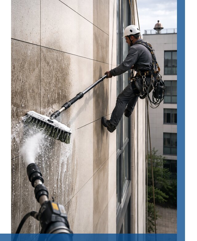 Мойка фасада из керамогранита в Кирове-Чепецке от 326 р. | ВЫСОТНИК-Крв