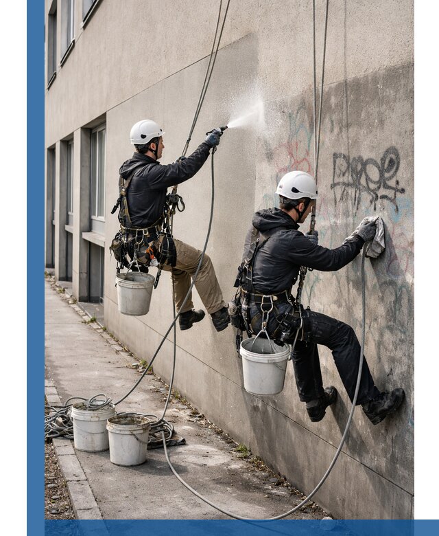 Антиграффити покрытие фасада с защитой от надписей в Кирове-Чепецке