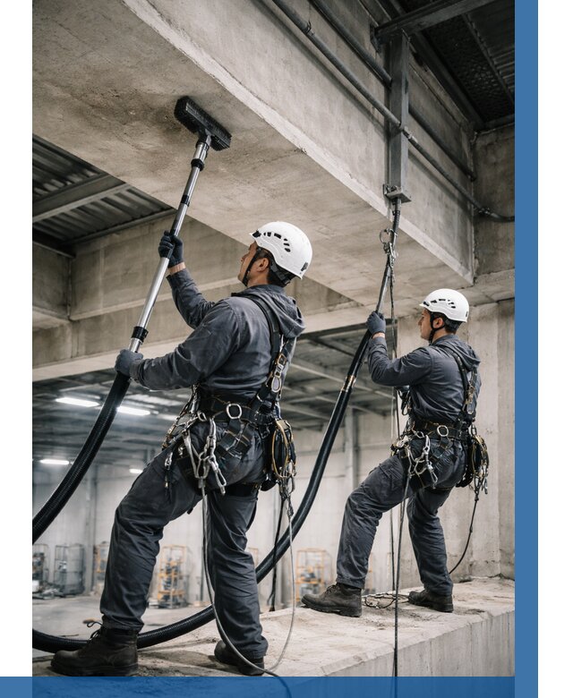 Обеспыливание потолочных конструкций в Кирове-Чепецке от 272 р. |ВЫСОТНИК-Крв