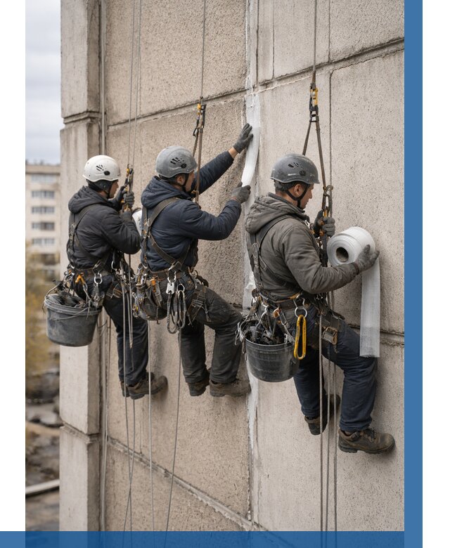 Ремонт межпанельных швов в Кирове-Чепецке от 816 р. | ВЫСОТНИК-Крв