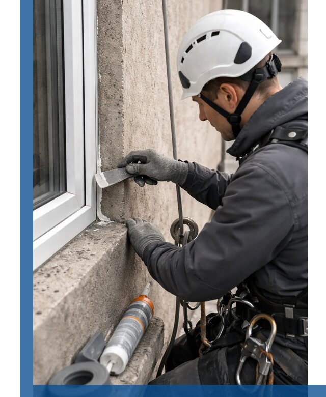 Герметизация монтажных швов окон в Кирове-Чепецке с гарантией качества