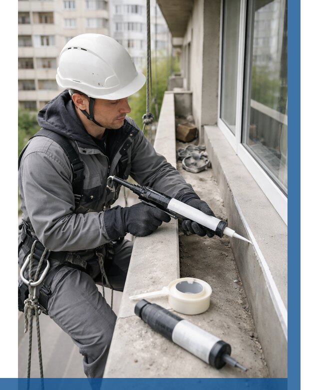 Герметизация швов лоджии в Кирове-Чепецке от 4893 р. | ВЫСОТНИК-Крв