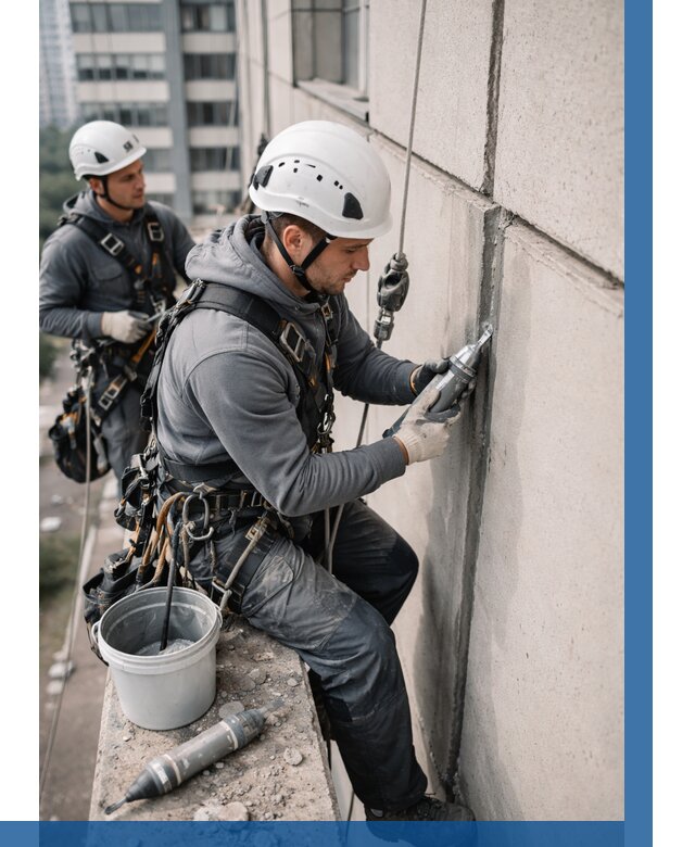 Ремонт деформационных швов здания в Кирове-Чепецке от 1087 р. | ВЫСОТНИК-Крв