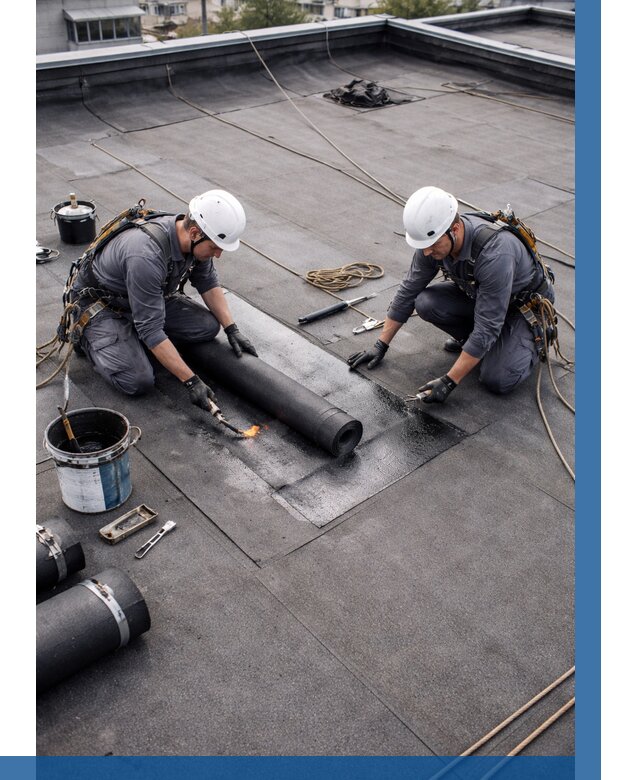 Ремонт мягкой кровли под ключ в Кирове-Чепецке от 761 р. | ВЫСОТНИК-Крв