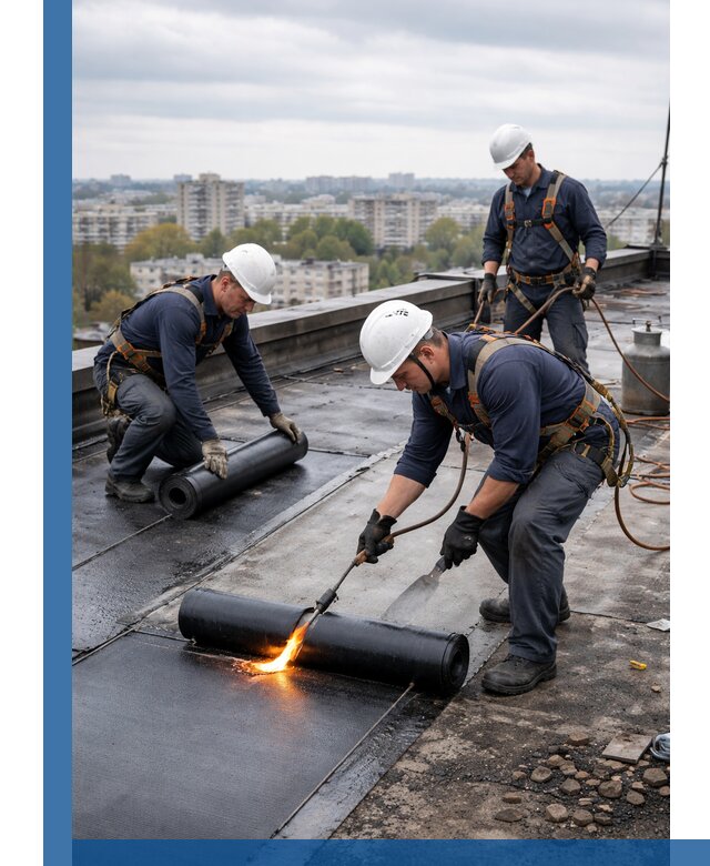 Ремонт наплавляемой кровли в Кирове-Чепецке качественно и надежно