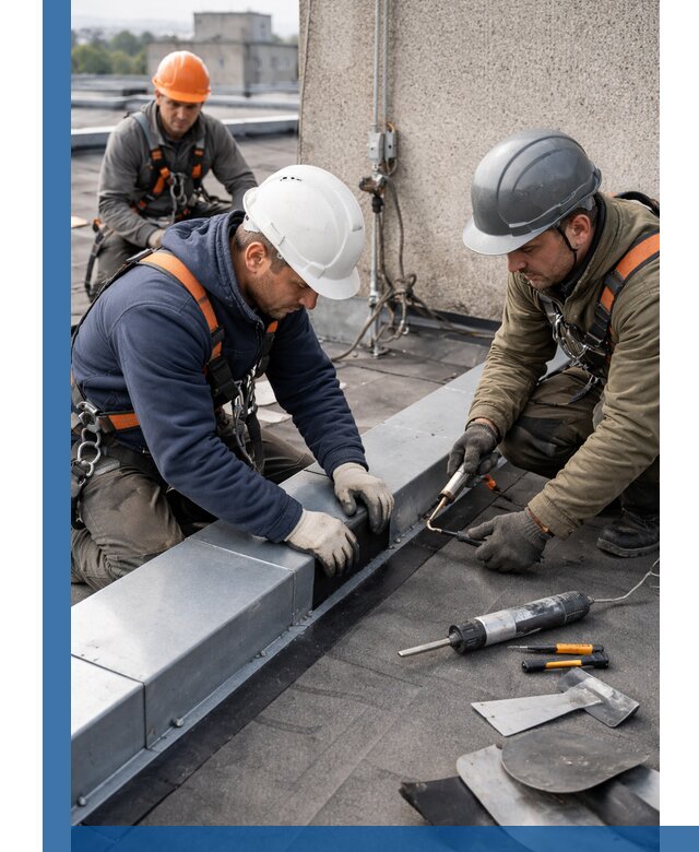 Ремонт кровельных примыканий в Кирове-Чепецке профессионально