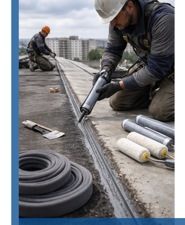 Герметизация швов кровли в Кирове-Чепецке с гарантией герметичности