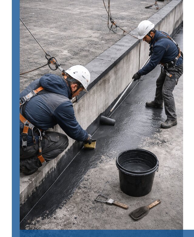 Гидроизоляция кровли жидкой резиной профессионально в Кирове-Чепецке