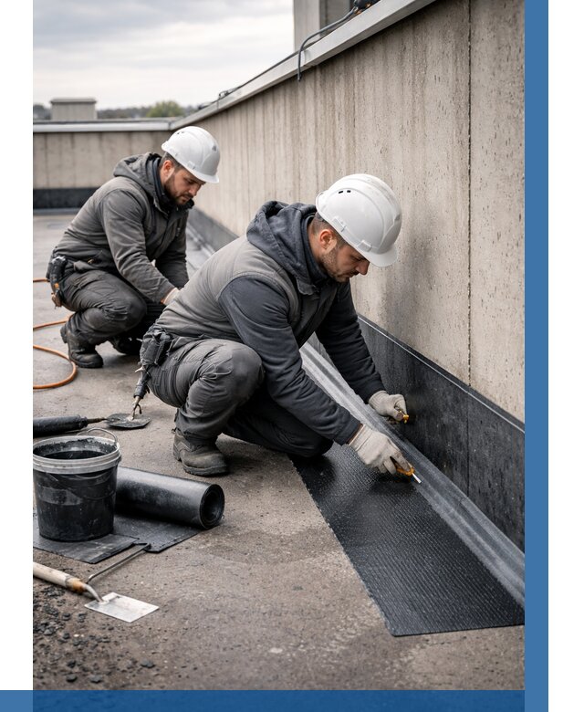 Гидроизоляция примыканий на кровле в Кирове-Чепецке от 979 р. | ВЫСОТНИК-Крв