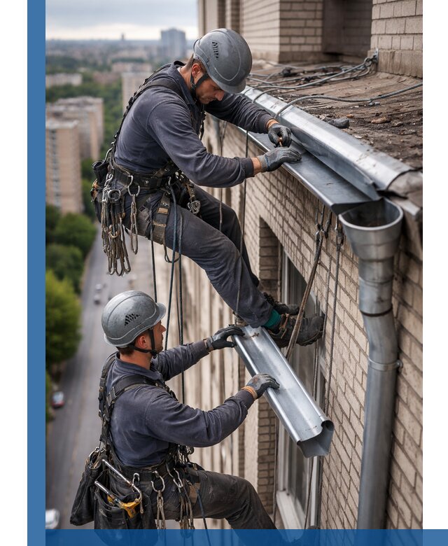 Ремонт водосточных желобов в Кирове-Чепецке, быстро и качественно