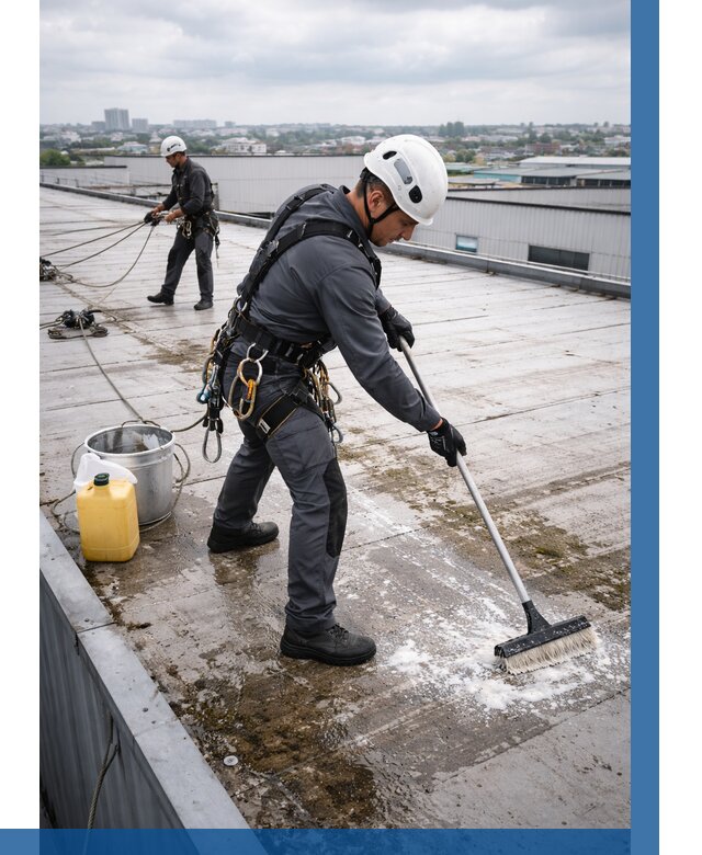 Очистка крыши по графику в Кирове-Чепецке от 8156 р. | ВЫСОТНИК-Крв