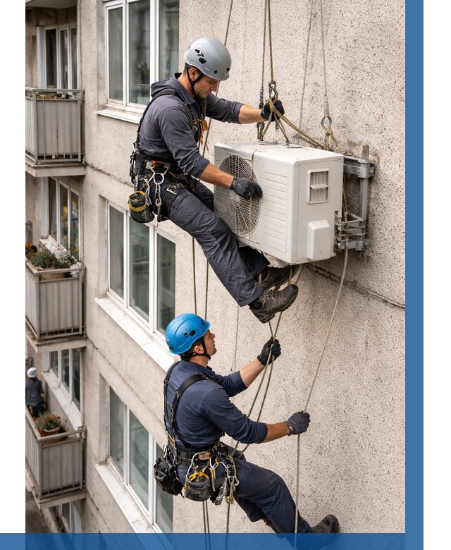 Перенос внешнего блока кондиционера в Кирове-Чепецке от 9787 р.| ВЫСОТНИК-Крв