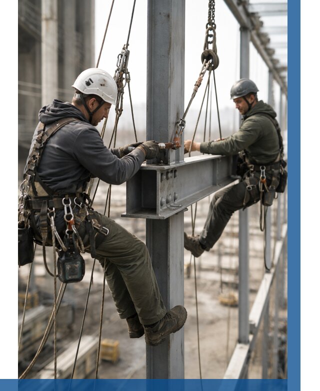 Монтаж металлоконструкций на высоте в Кирове-Чепецке от 3806 р. | ВЫСОТНИК-Крв