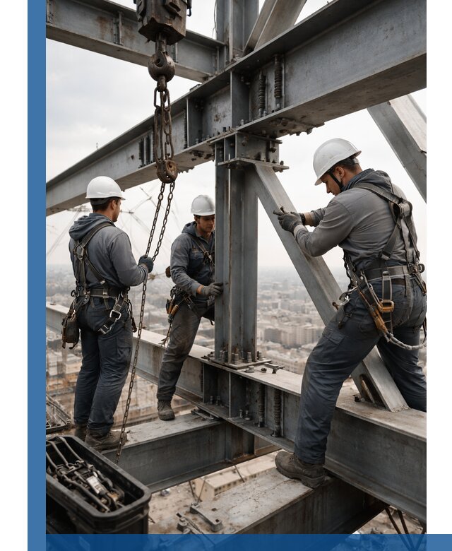 Профессиональный монтаж металлоконструкций на высоте в Кирове-Чепецке