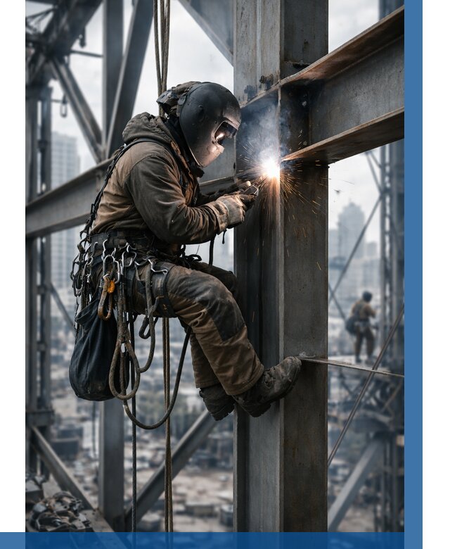 Высотные сварочные работы в Кирове-Чепецке от 3806 р. | ВЫСОТНИК-Крв