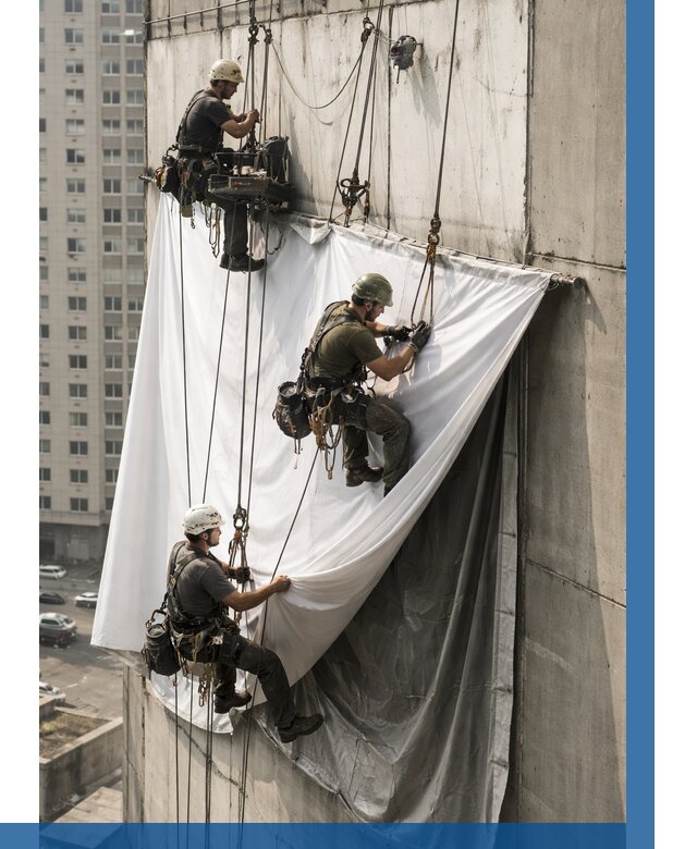 Замена баннерного полотна в Кирове-Чепецке от 7068 р. | ВЫСОТНИК-Крв—заказать