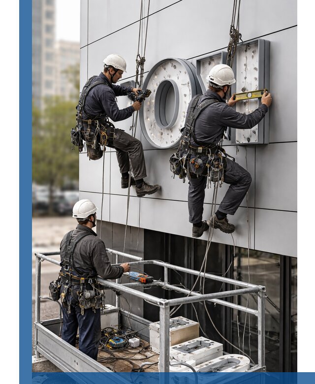 Профессиональный монтаж световых букв в Кирове-Чепецке под ключ