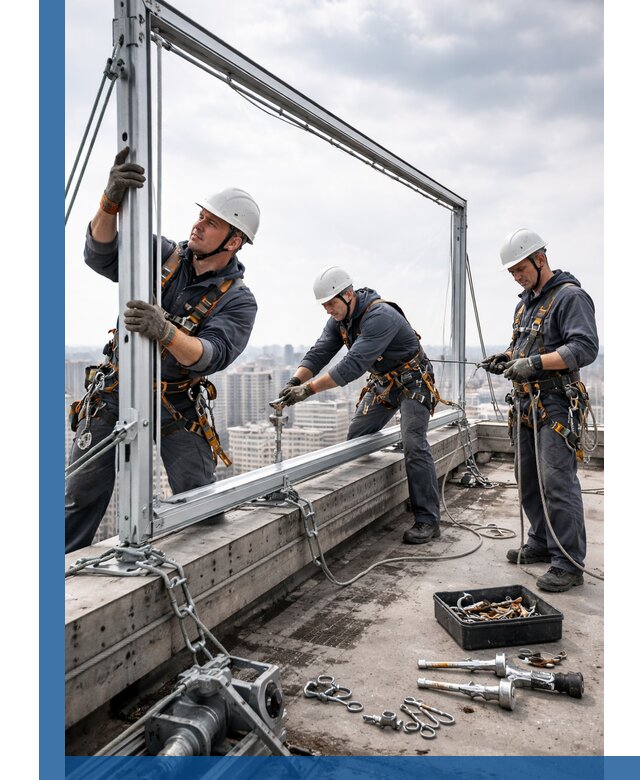 Монтаж крышных рекламных конструкций под ключ в Кирове-Чепецке