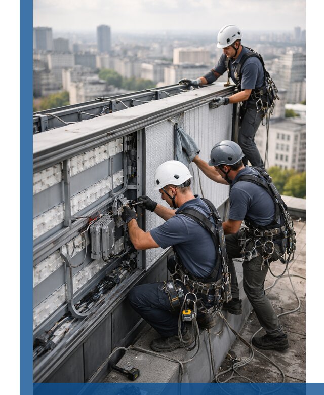 Профессиональное обслуживание крышной рекламы в Кирове-Чепецке под ключ