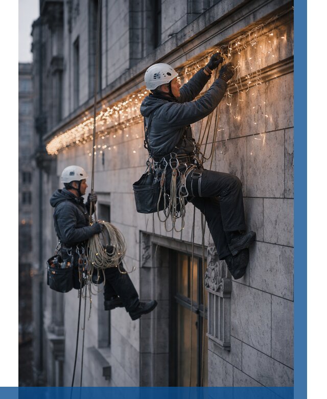 Монтаж новогодней иллюминации в Кирове-Чепецке от 9243 р. | ВЫСОТНИК-Крв