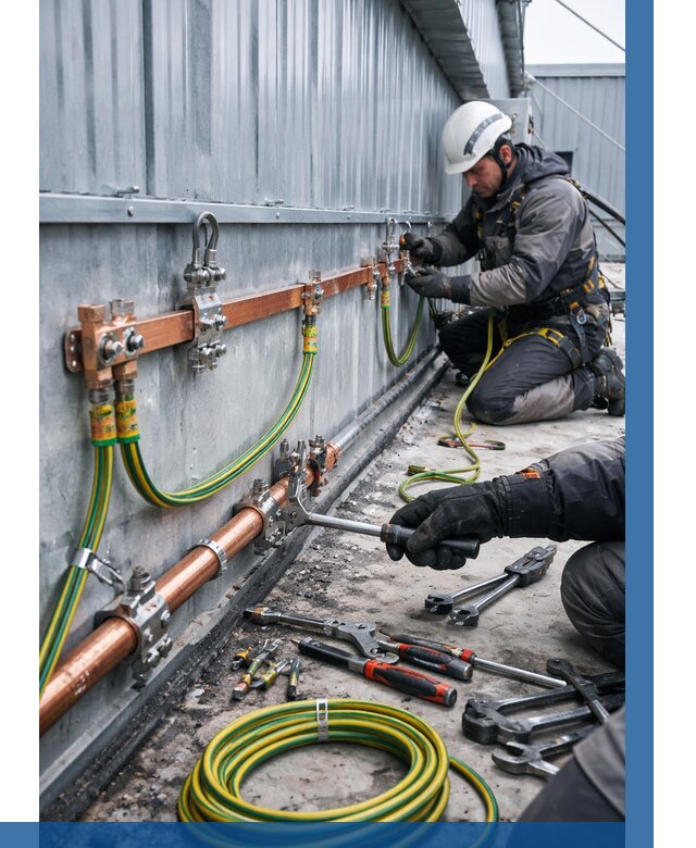 Монтаж заземления здания в Кирове-Чепецке от 27185 р. | ВЫСОТНИК-Крв