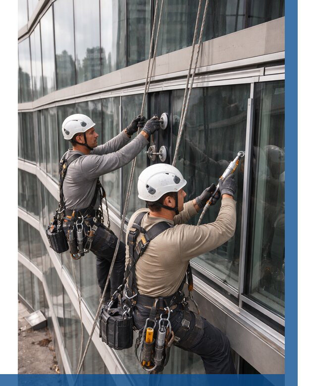 Радиусное остекление фасада в Кирове-Чепецке от 13049 р. | ВЫСОТНИК-Крв