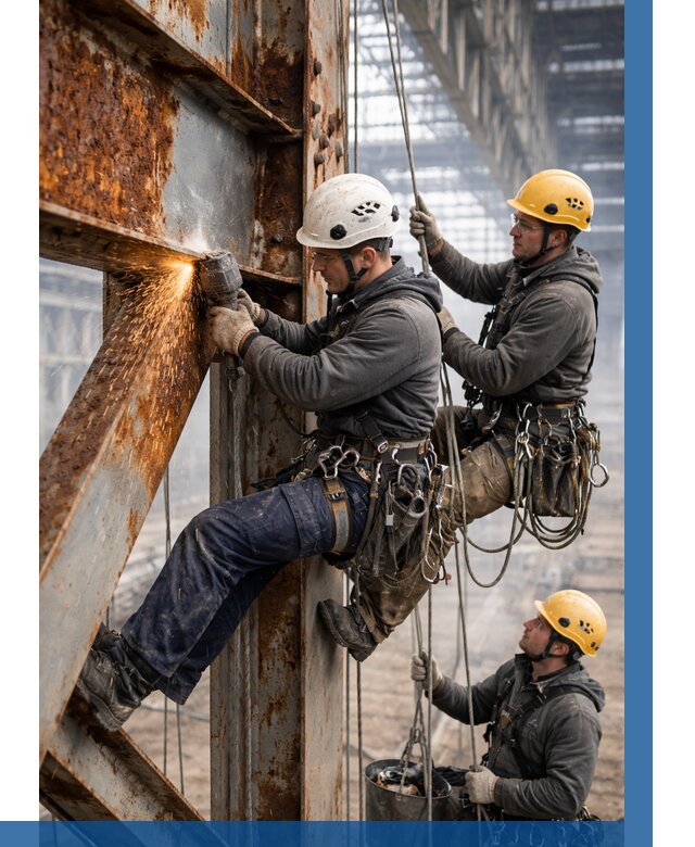 Зачистка металла от ржавчины в Кирове-Чепецке от 381 р. | ВЫСОТНИК-Крв