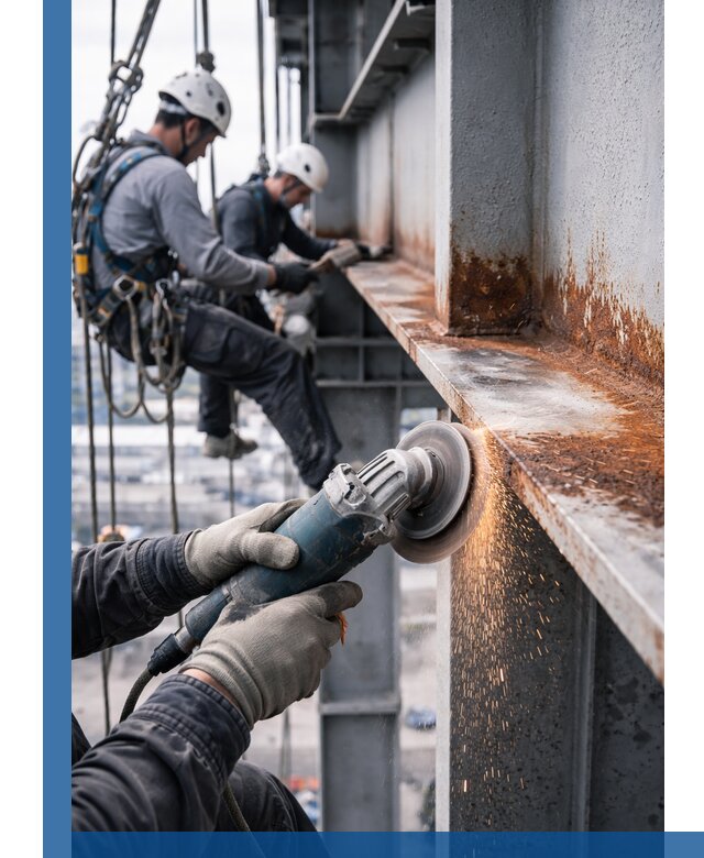 Зачистка металла от ржавчины и подготовка поверхностей в Кирове-Чепецке