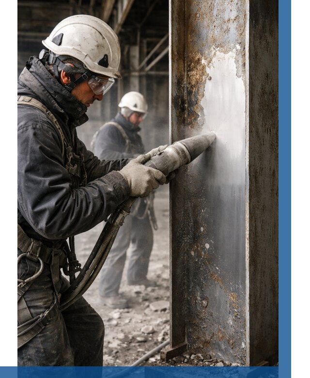 Удаление старой краски с металла в Кирове-Чепецке от 489 р. | ВЫСОТНИК-Крв