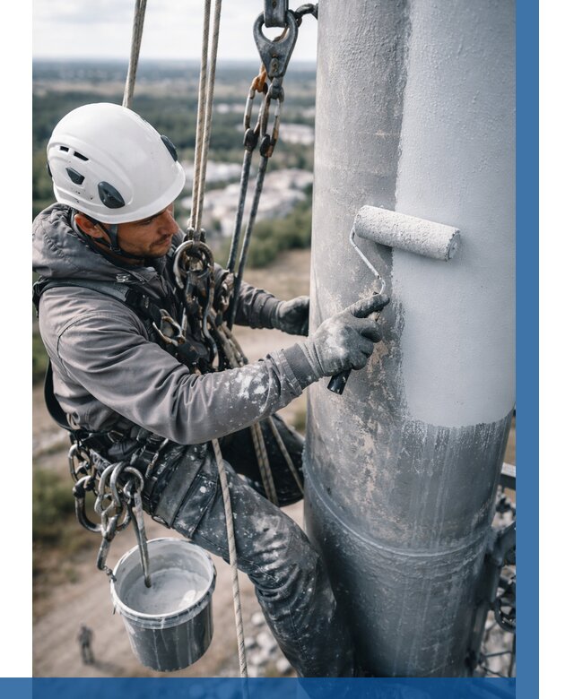 Покраска мачт связи под ключ в Кирове-Чепецке от 924 р. | ВЫСОТНИК-Крв