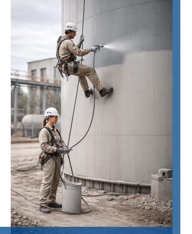 Покраска резервуаров в Кирове-Чепецке от 1305 р. | ВЫСОТНИК-Крв — заказать