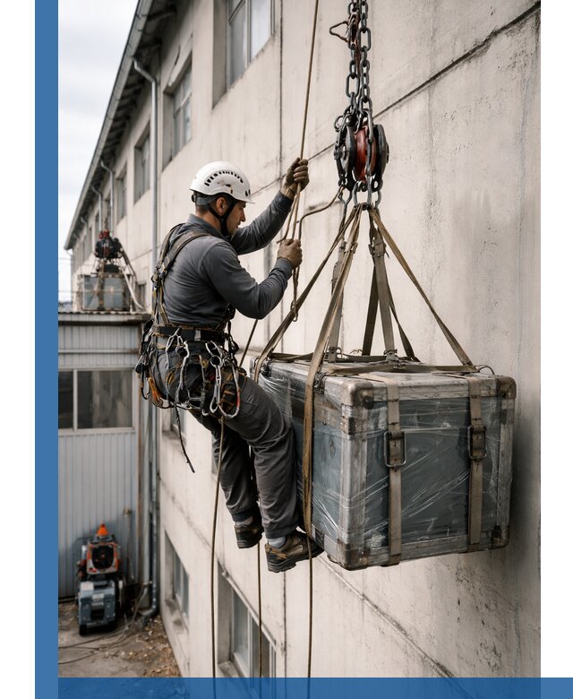 Подъем грузов на высоту в Кирове-Чепецке для промышленных объектов