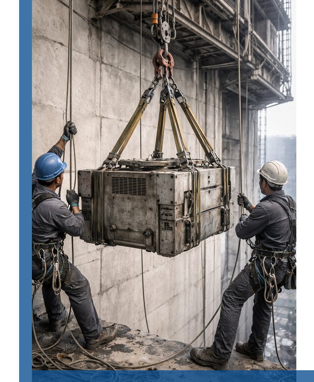 Такелажные работы на высоте, подъем и монтаж грузов в Кирове-Чепецке