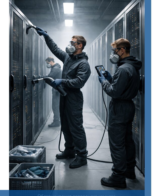 Обеспыливание серверной комнаты в Кирове-Чепецке от 4893 р. | ВЫСОТНИК-Крв