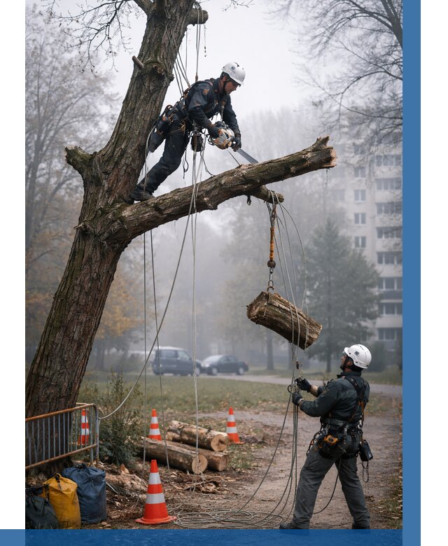 Удаление аварийных деревьев в Кирове-Чепецке от 16311 р. | ВЫСОТНИК-Крв