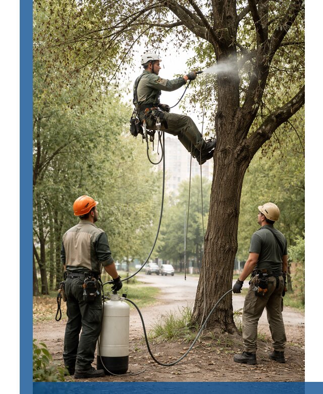 Обработка деревьев от вредителей в Кирове-Чепецке профессиональная защита