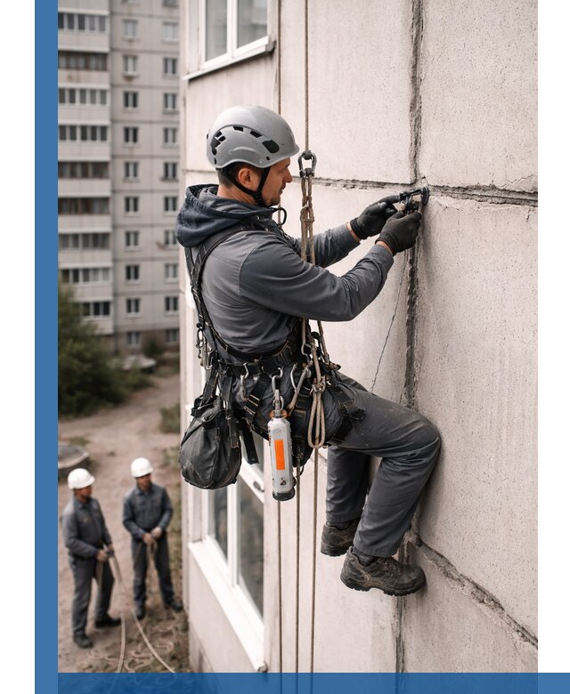 Обследование межпанельных швов и герметизация в Кирове-Чепецке