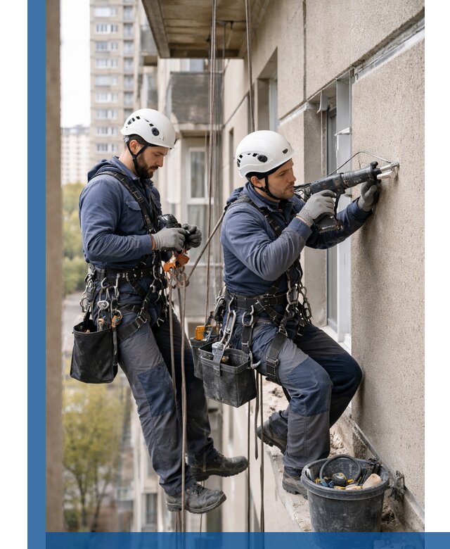 Промышленные альпинисты высотные работы и монтаж в Кирове-Чепецке